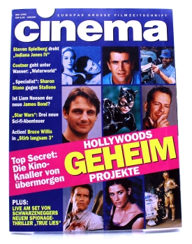 Cinema - Europas große Filmzeitschrift Magazin Nr. 192: Hollywoods Geheim-Projekte